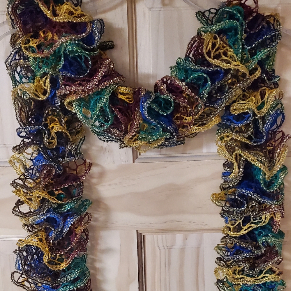Handmade Ruffle Scarf ~ Pipevine Swallowtail